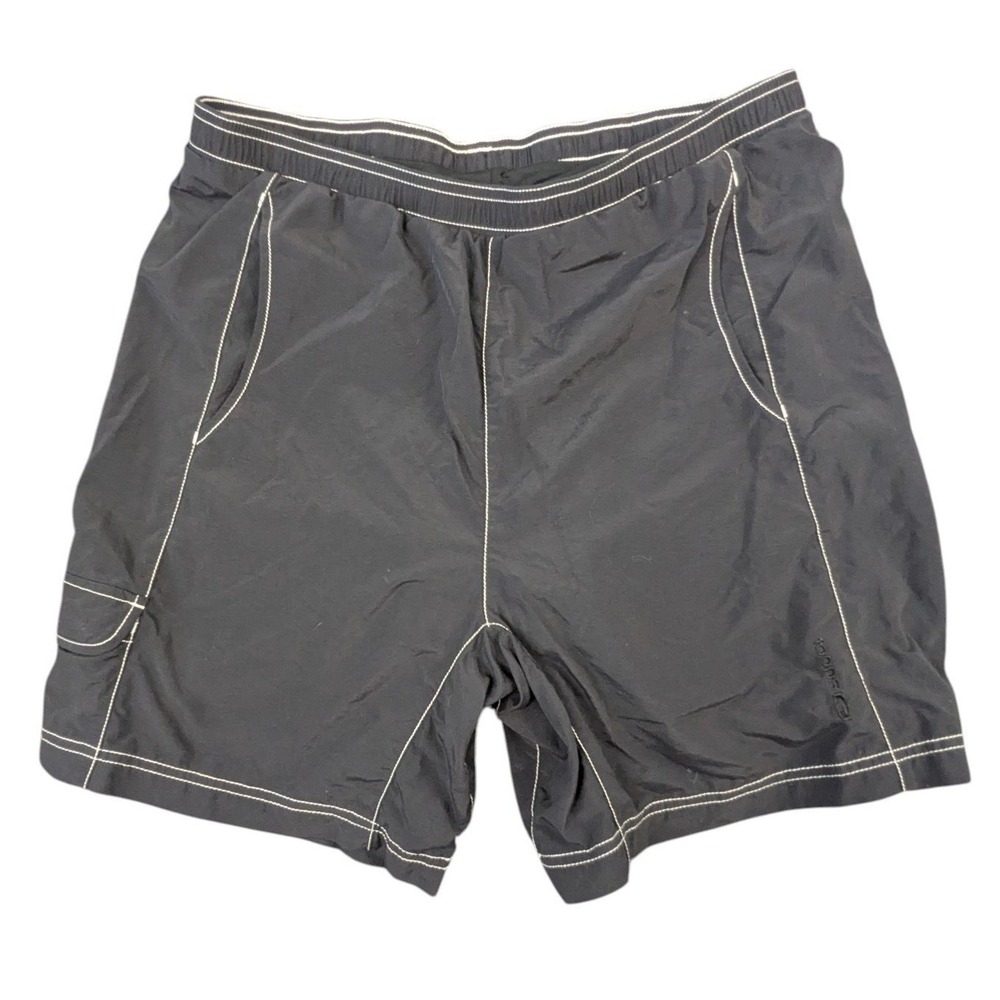 Sugoi Womens Mountain Bike Shorts Black Contrast Stitch Padded Liner Size Medium